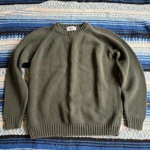Vintage Cabin Creek green crewneck knit sweater Women’s Medium